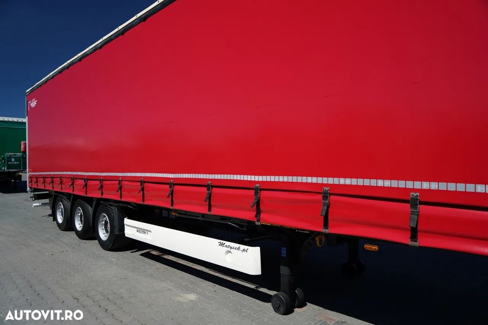 Wielton CORTINĂ WIELTON / MEGA / SISTEM BDE - STALPINI CULISANTI / AXE SAF / ACOPERIȘ ARMAT - 9