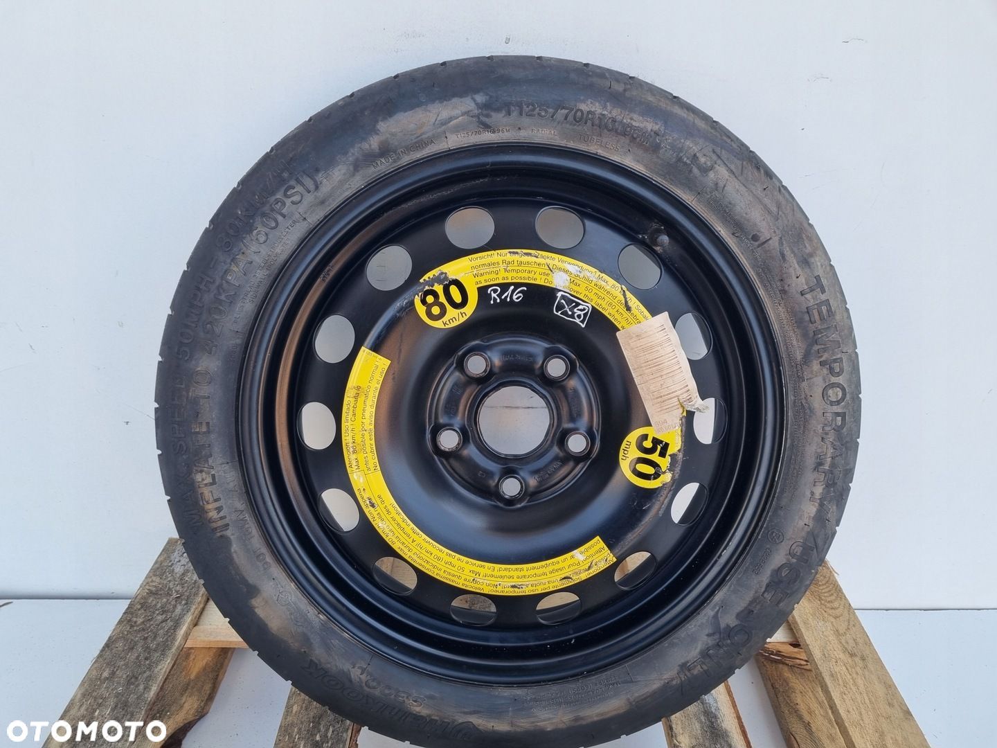 Audi Seat Vw Golf V KOŁO DOJAZDOWE dojazdówka 125/70 R16 1K0601027F 5x112 - 1