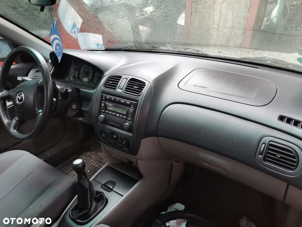 Mazda 323f BJ 2001r maska zderzak szyba fotel silnik skrzynia blotnik drzwi lusterko - 10