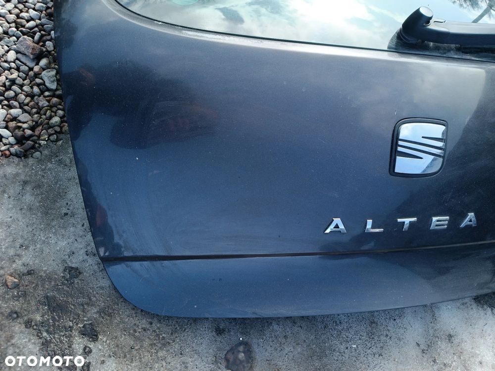 SEAT ALTEA 2005R KLAPA BAGAŻNIKA Z SZYBĄ CZARNA - 4