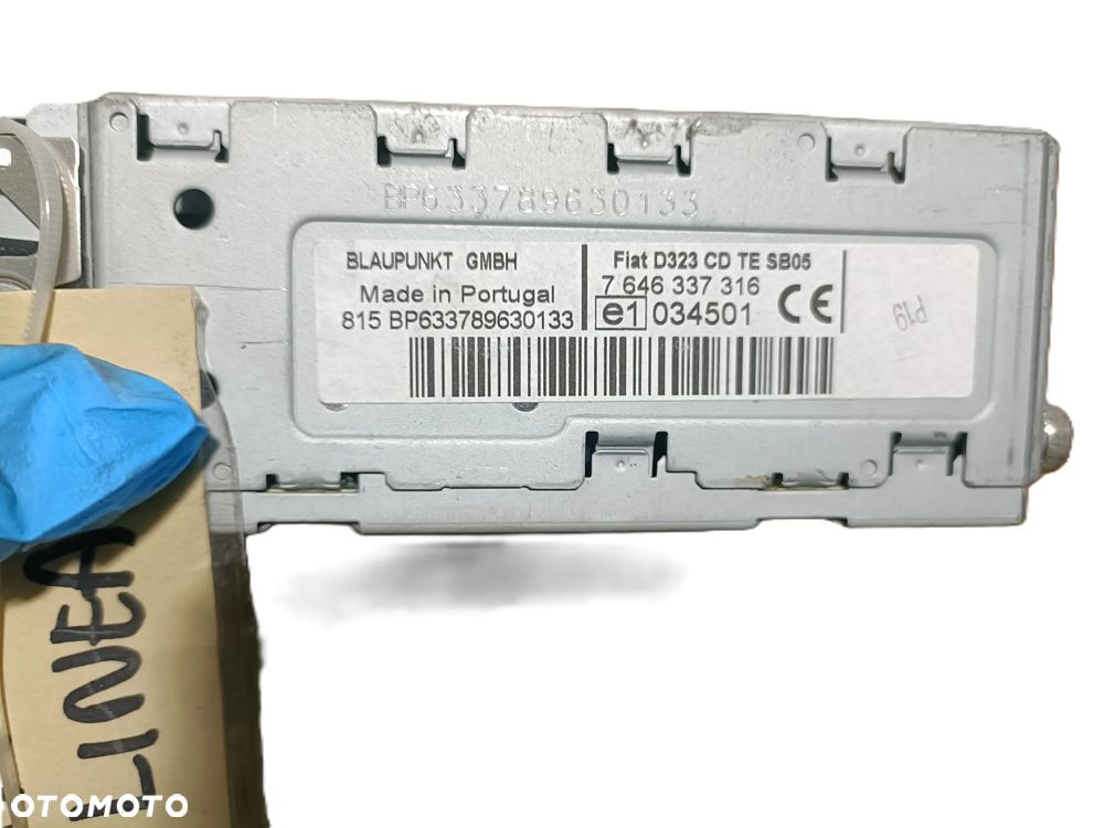 FIAT LINEA 07-15 radioodtwarzacz radioodbiornik radio 7646337316 * - 4