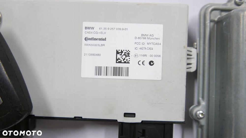 bmw f10 komputer cas zestaw startowy silnika - 3