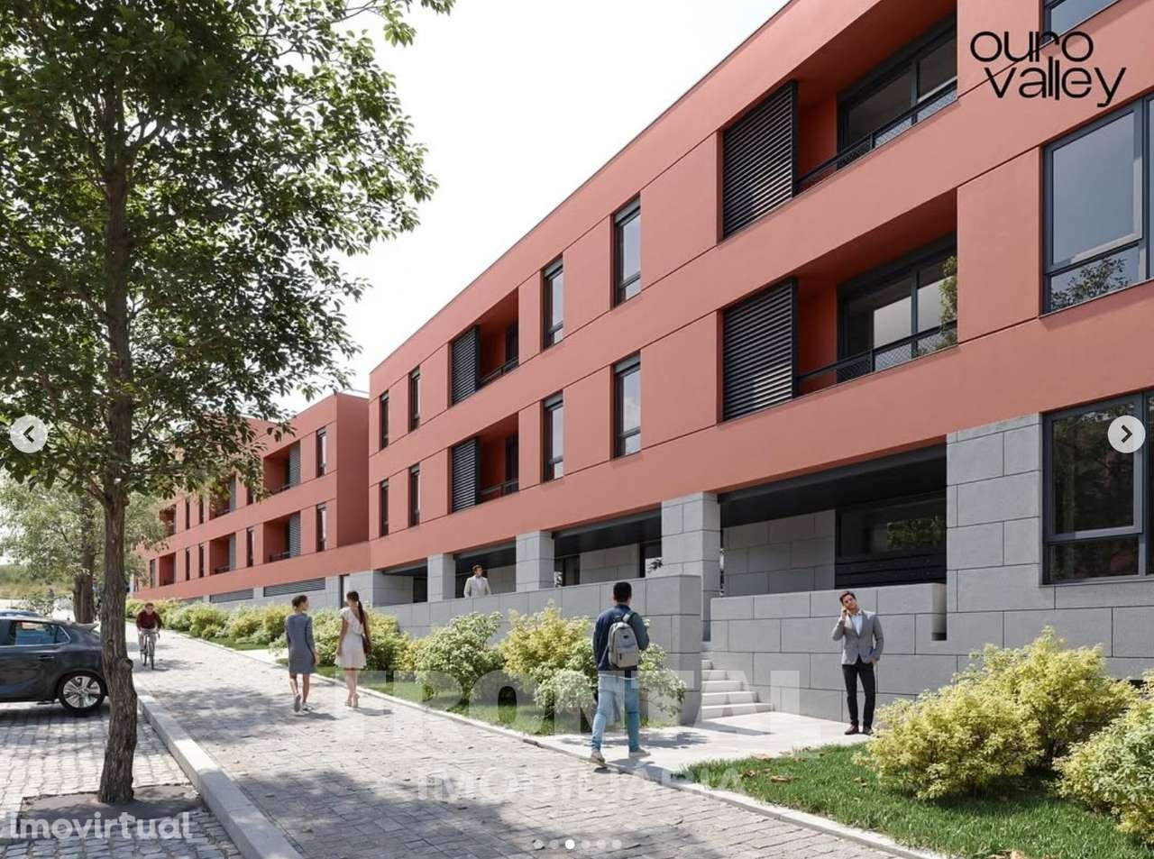 Apartamento T1 com Varanda, Garagem e Arrumo | Vale do Ouro, Rio Tinto - Grande imagem: 2/8