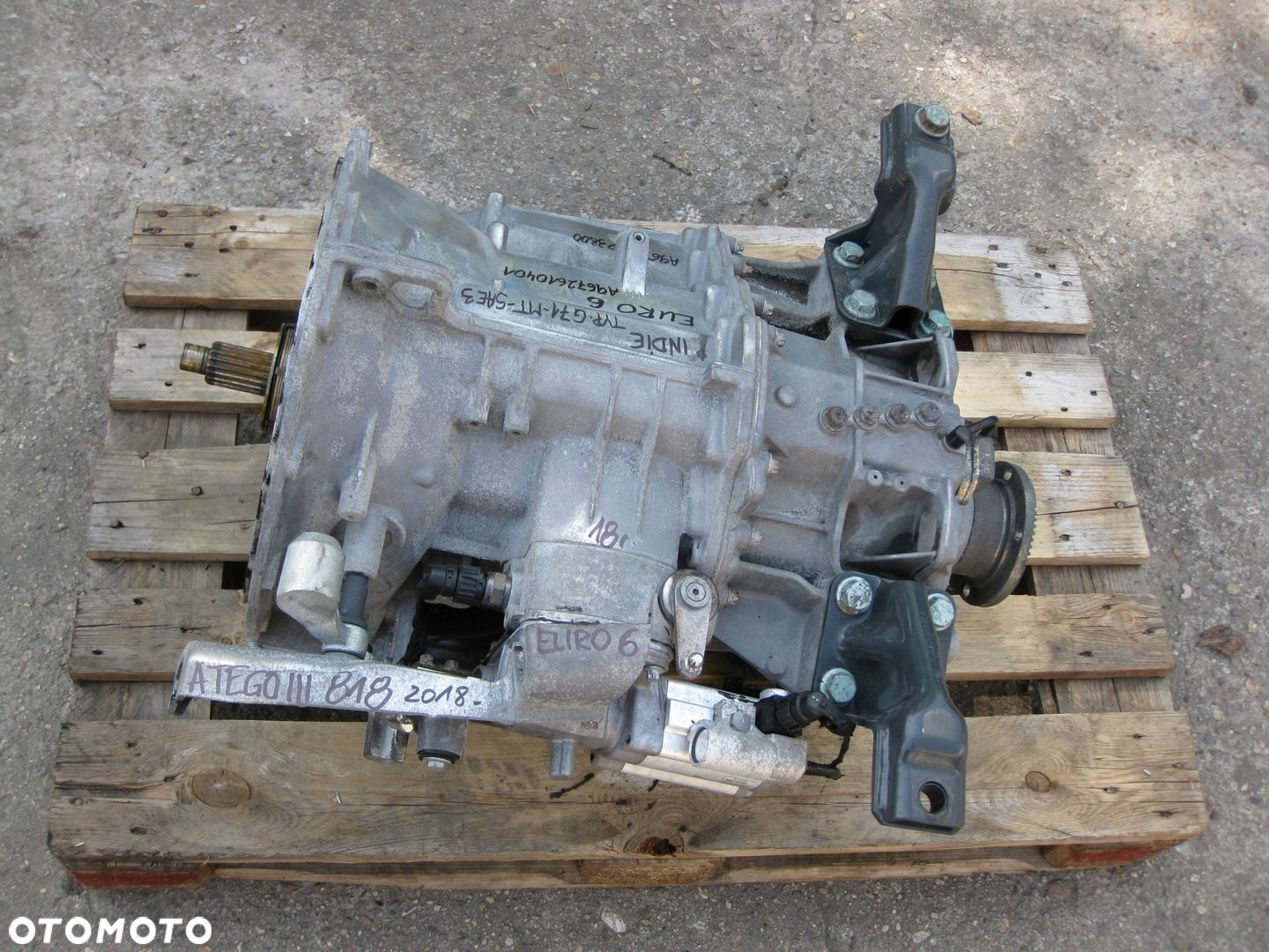 MERCEDES ATEGO 3 818 5.2D 18R SKRZYNIA BIGÓW G71-MT-SAE3 A9672603800 - 2