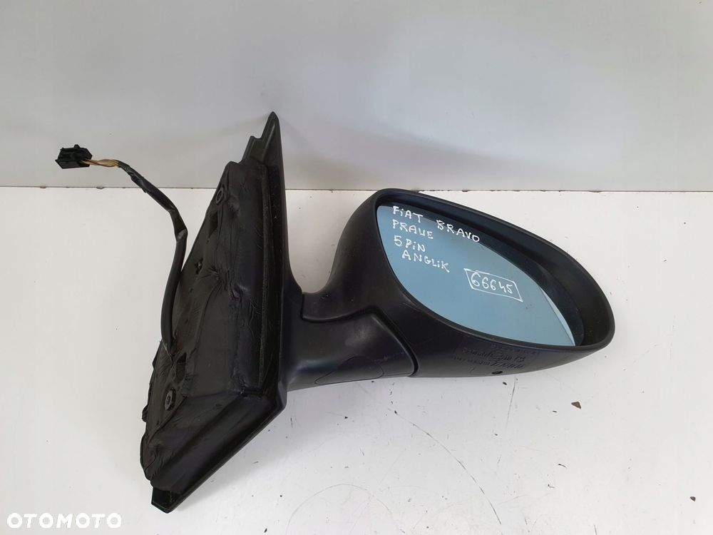 LUSTERKO Fiat Bravo I 95-01r _ PRAWE PASAŻERA 5 pin pinów - 7