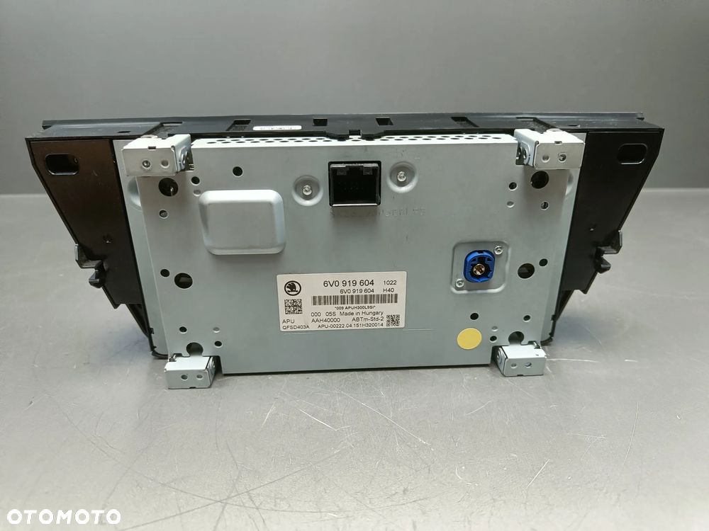 Radio Skoda Fabia 3 III Wyświetlacz Ekran 6V0919604 - 9