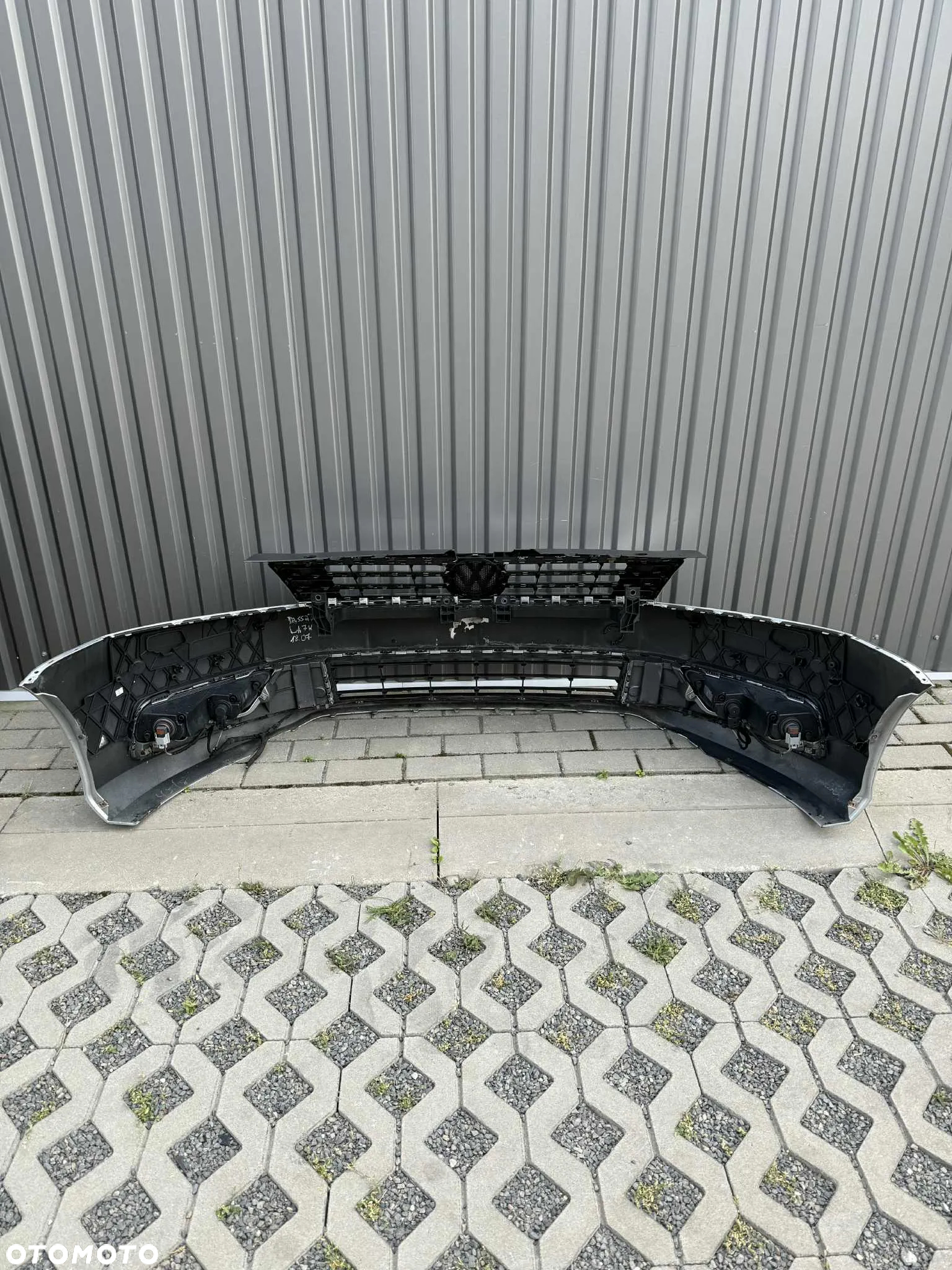 Vw Passat B7 Zderzak Przód Przedni Kompletny Halogeny LA7W Grill 10-14 - 9