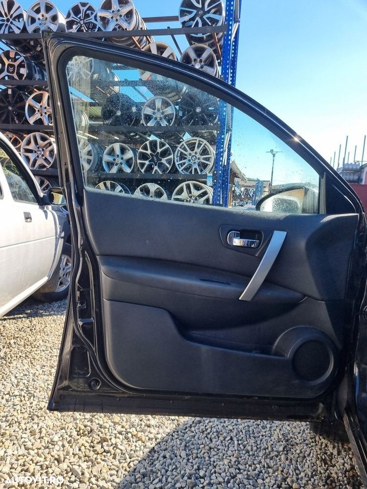 Usa Stanga Fata Nissan Qashqai Facelift 2010 - 2013 SUV 4 Usi Vulkanschwarz Metalizat ... - 2