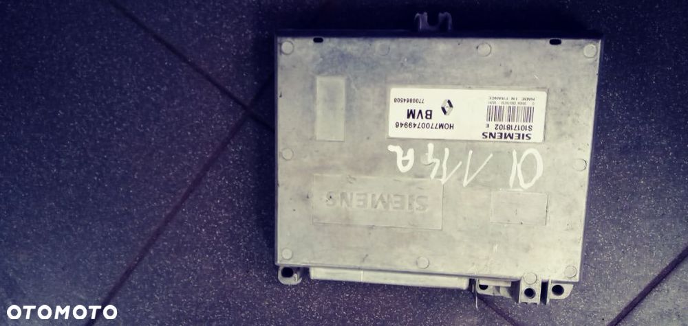 Komputer Sterownik  Silnika  RENAULT CLIO  S101718102E - 1