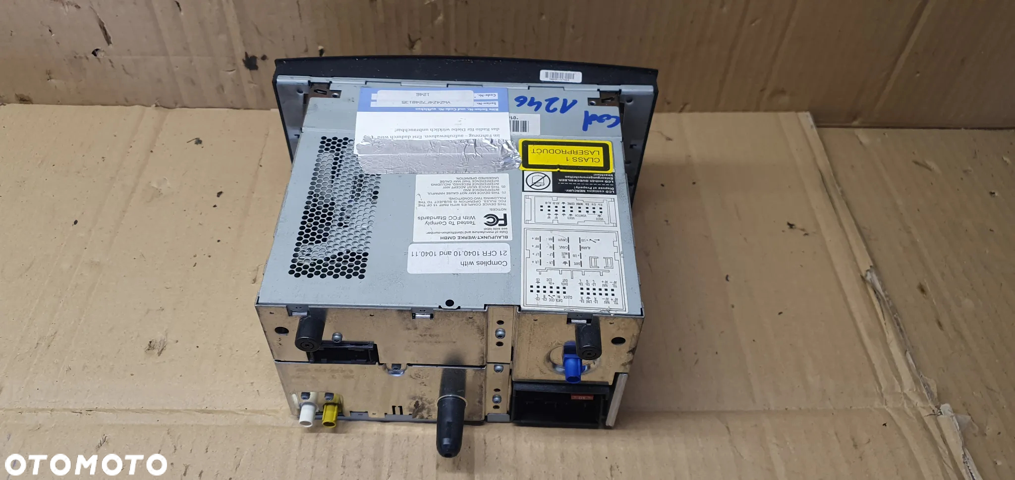 Radio radioodtwarzacz NAVI nawigacja KOD VW Touareg 7H0035191B - 4