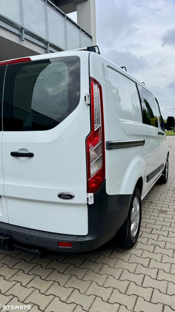 Ford Transit Custom L2H2 średni  xenon kamera idealny 2.0 TDCI blaszak krótki L1H2 VAT FV faktura 23% 3 miejsca / osobowy blaszak podwójne drzwi z obu stron - 18