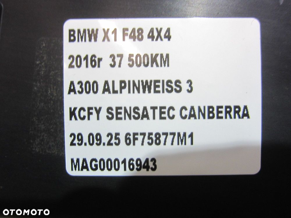 BMW X1 F48 F39 B46 B48 2.8i USA AKTYWNY FILTR WĘGLOWY 16117390448 7333301 - 12