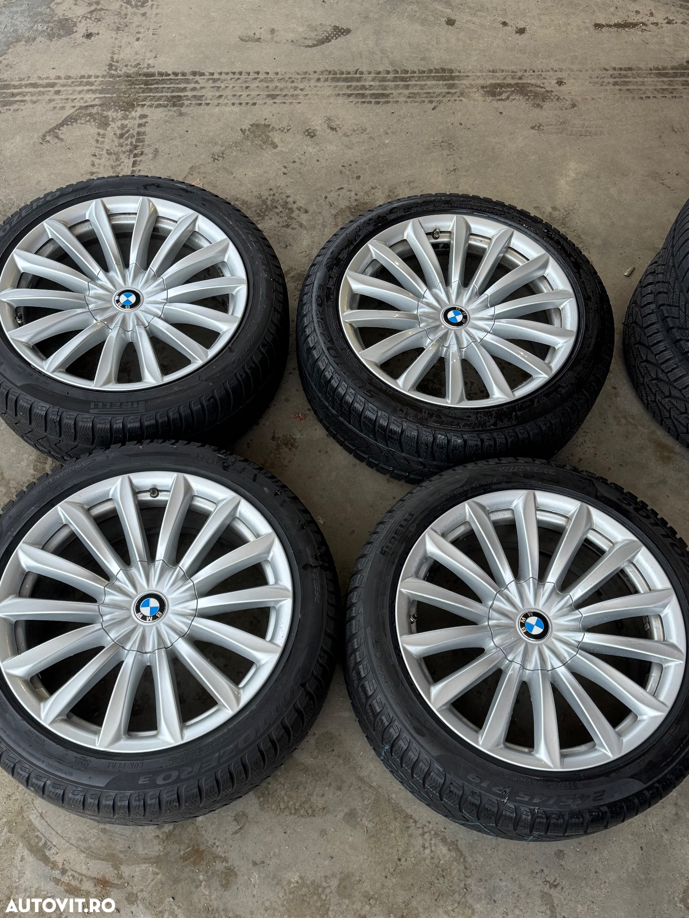 Vând set jante originale cu anvelope BMW seria 7 G11-G12 - 2