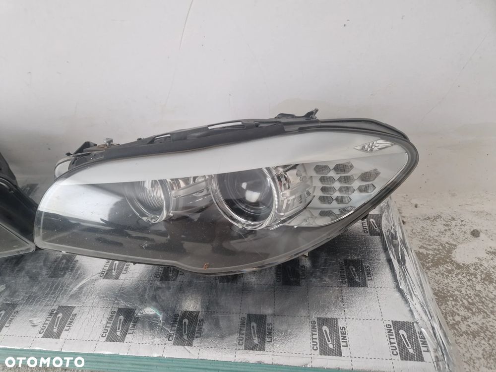 BMW F10 F11 Lampy Przód komplet bixenon skrętny led 7203251 7203252 - 3