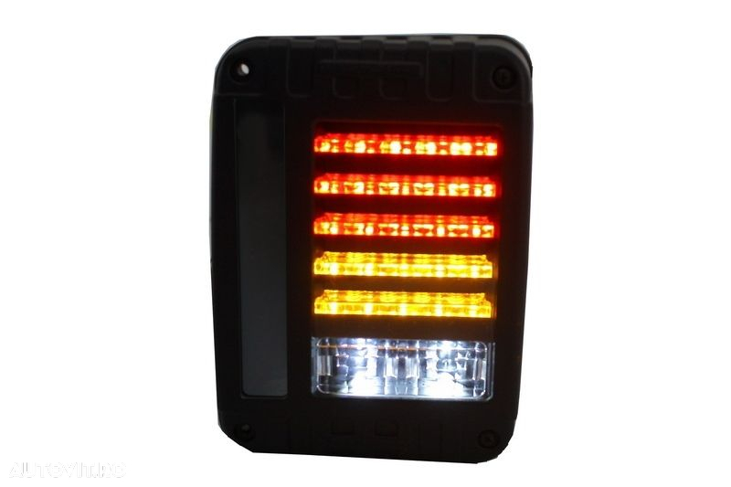 Stopuri Full LED compatibil cu JEEP Wrangler / Rubicon JK (2007-2017) - 3