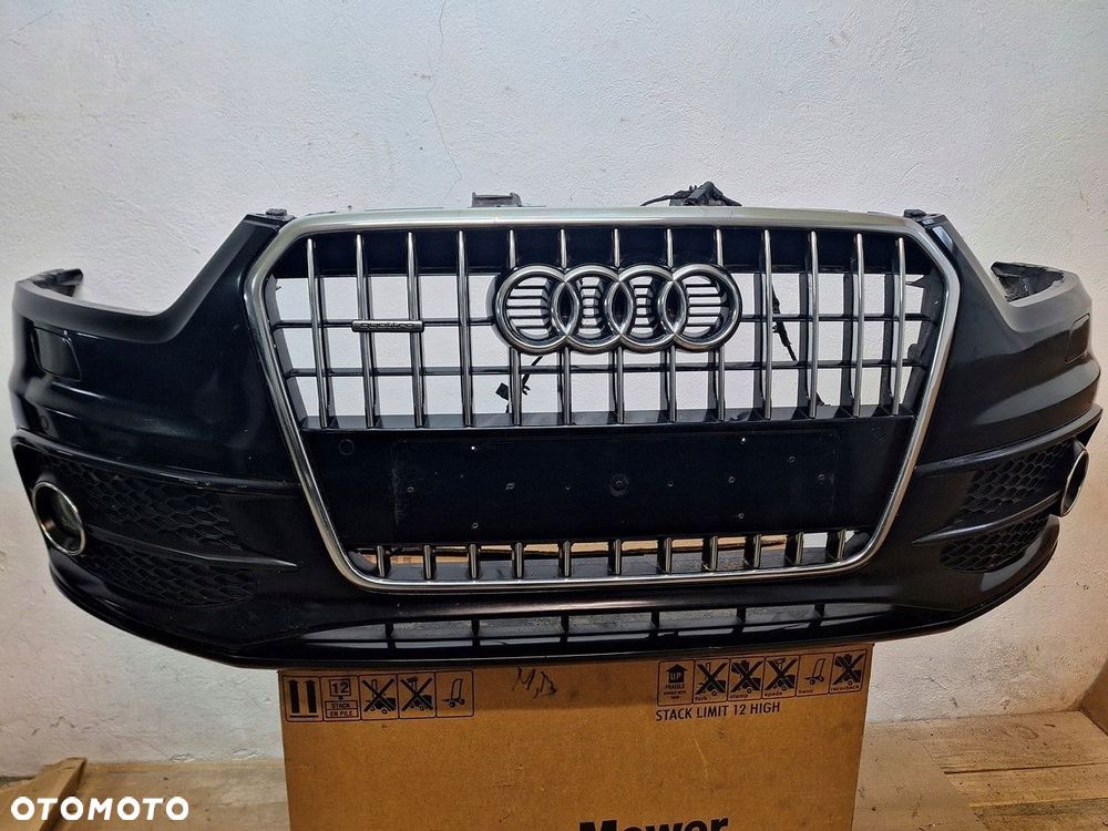 audi q3 8u 8u0 11-14 s-line zderzak przod przedni pdc spryskiwacze demontaz - 1