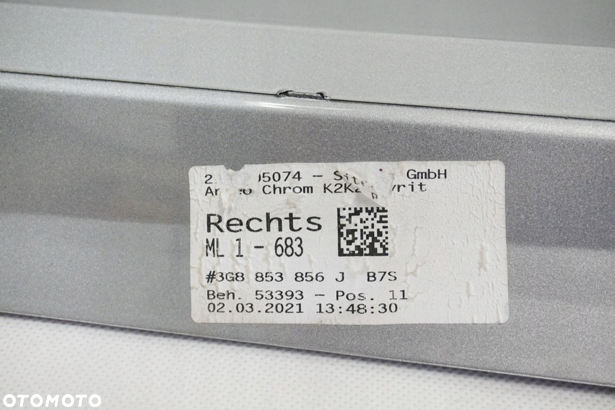 LISTWA PROGOWA PRAWA VW ARTEON 3H FL 3G8853856 - 6
