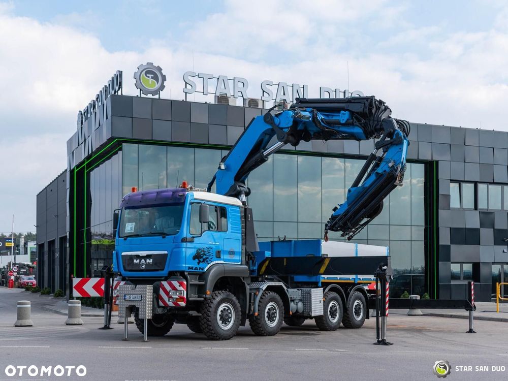 MAN TGA 41.480 8x8 PALFINGER PK 100002 HDS Żuraw Fly Jib Wciągarka - 11