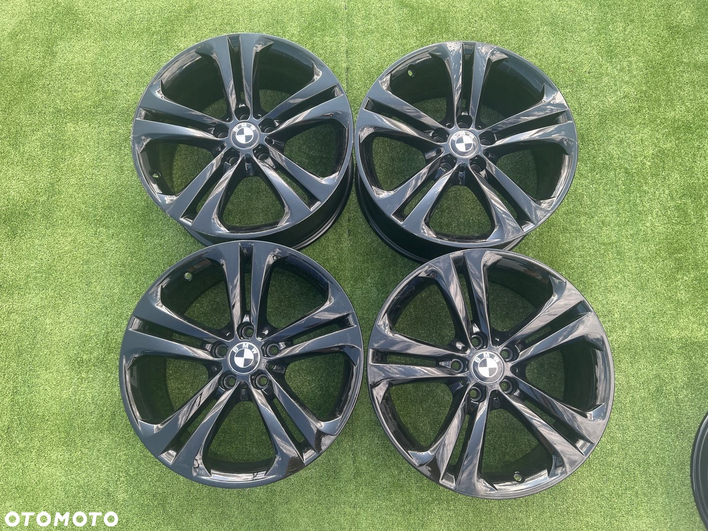 KOMPLET FELG FELGI ALU BMW F30 F10 X3 SERIA 3 5 3GT 19 ET36 ORYGINALNE - 3
