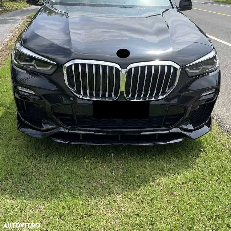 Prelungire Extensie Lip Bara Fata M BMW X5 G05 2018-2023, Negru Lucios - 3