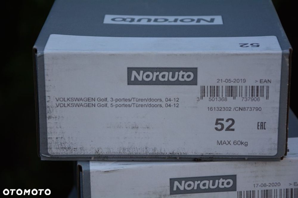 VW Golf V  - bagażnik dachowy Norauto NOWY KLucz - 7