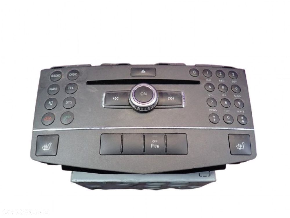 MERCEDES C-KLASA W204 07- RADIO CD NAWIGACJA BLUETOOTH A2049068501 BE9075 - 1