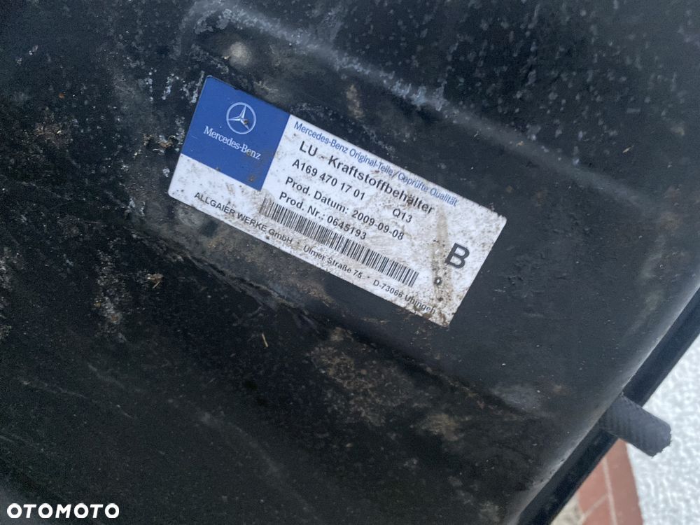 Zbiornik bak paliwa Mercedes a klasa w169 benzyna 1.5 2.0 - 8