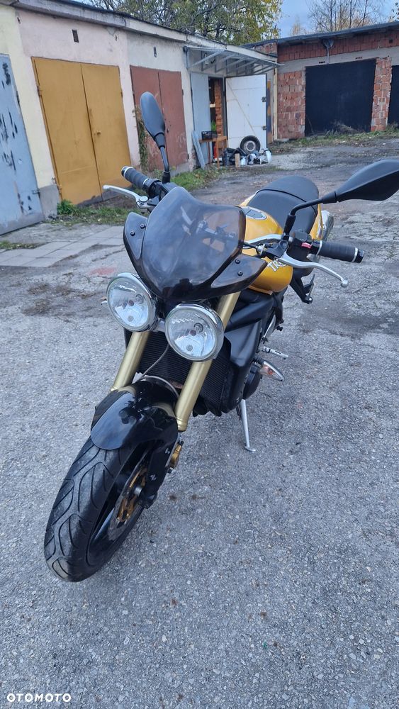 Triumph Street Triple 675 cały na części. Bezwypadkowy. Rama, czasza, lampa, bak, wahacz, zaciski, tłumik, kierunkowskazy, chłodnica. - 5