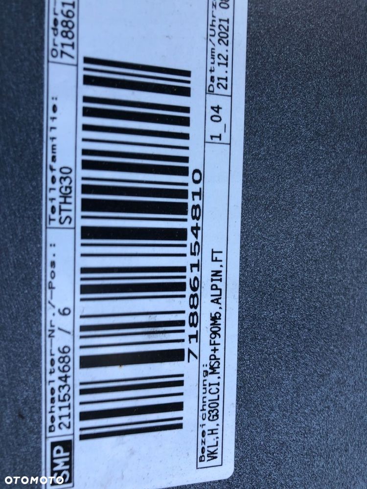 Zderzak tylny tył BMW 5 G30 LCI lift M PAKIET - 8