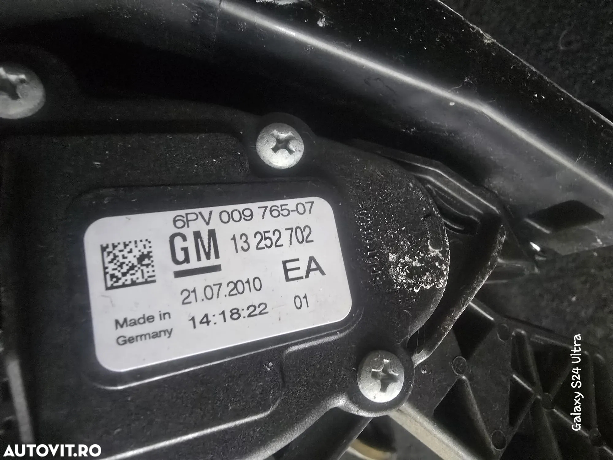 Pod pedalier complect Opel Astra J 2009-2015 2,0 CTI Cod piesa: GM 13252702 - 2