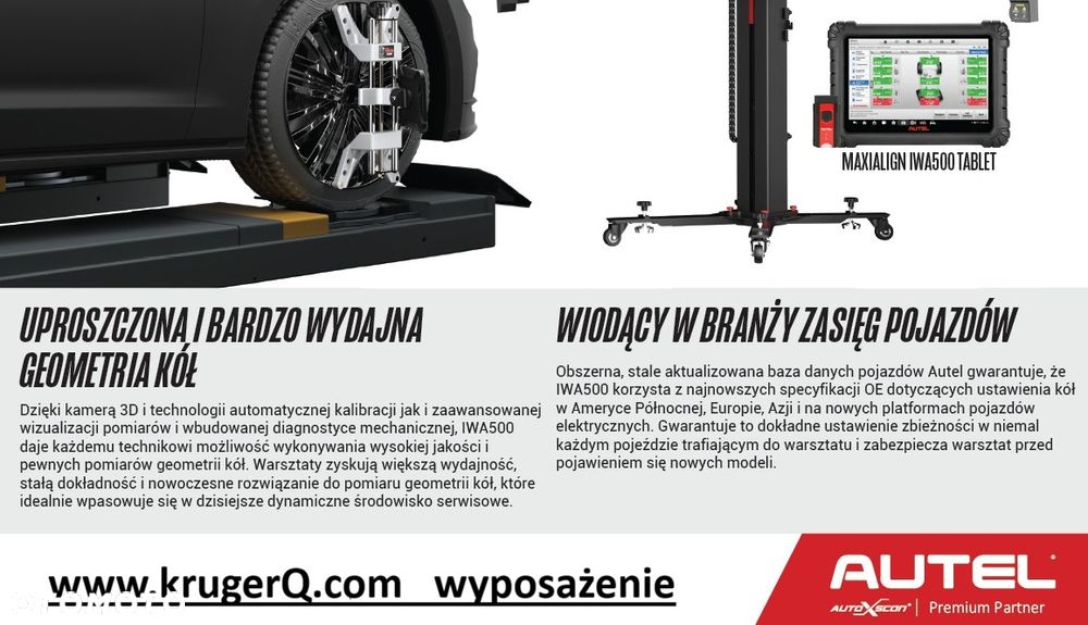 Autel MaxiAlign IWA500 geometria kół 3D - 33