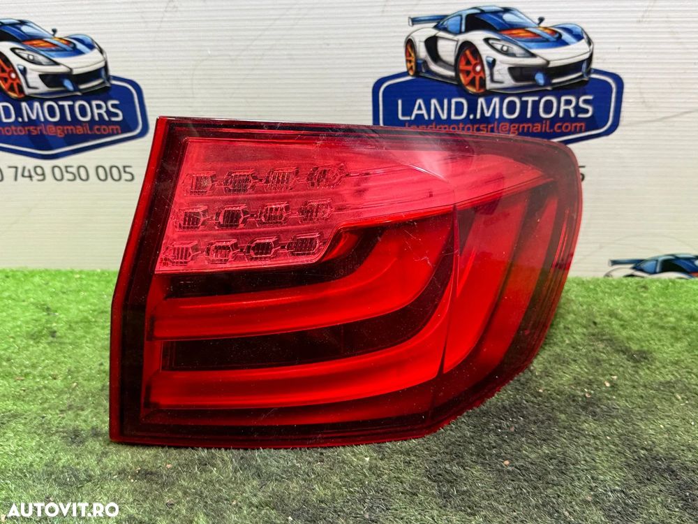 STOP TRIPLA ARIPA SPATE DREAPTA CU LED BMW SERIA 5  F11 520D BREAK COMBI UNIVERSAL SE  TOURING 2.0 DIESEL 2011 COD OEM 63217203234 / 7203234 / BREAK 2010-2017 - 1