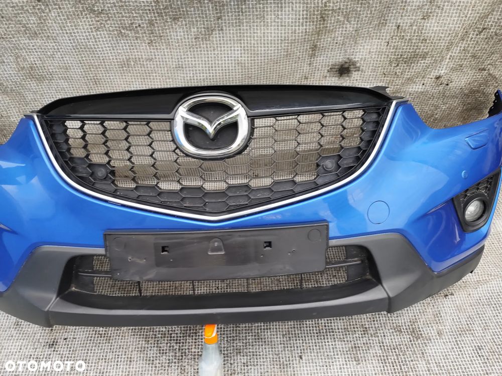 Mazda CX-5 CX5 I 12-15 Zderzak Przedni Przód Kompletny 4xPDC Niebieski 41B - 6