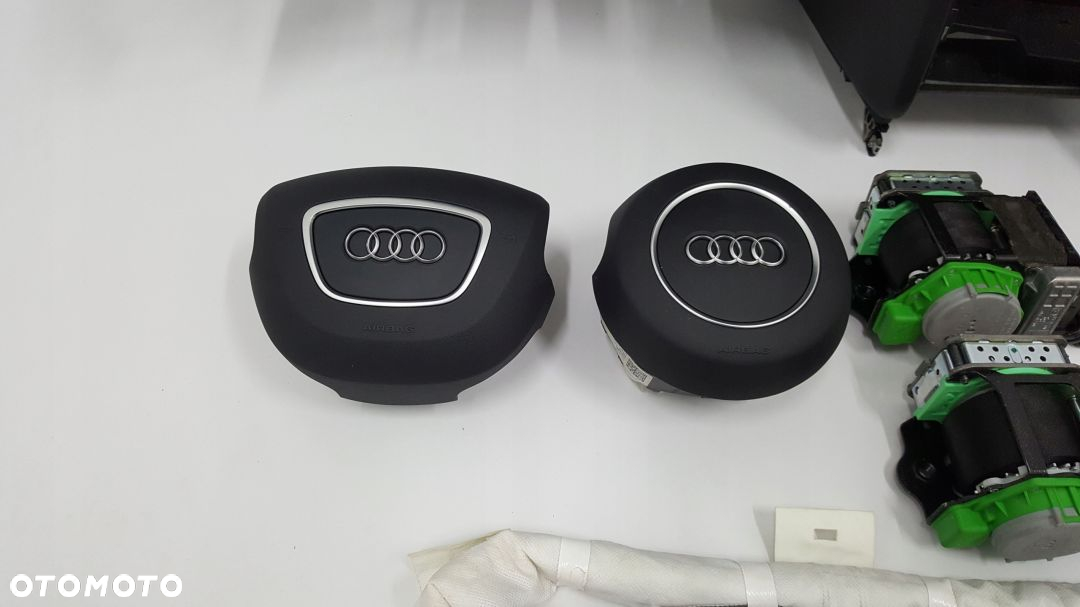 AUDI A5 LIFT DESKA ROZDZIELCZA KONSOLA KOKPIT PULPIT PODUSZKI AIRBAG AIR BAG PASY KURTYNY KIT SET - 5