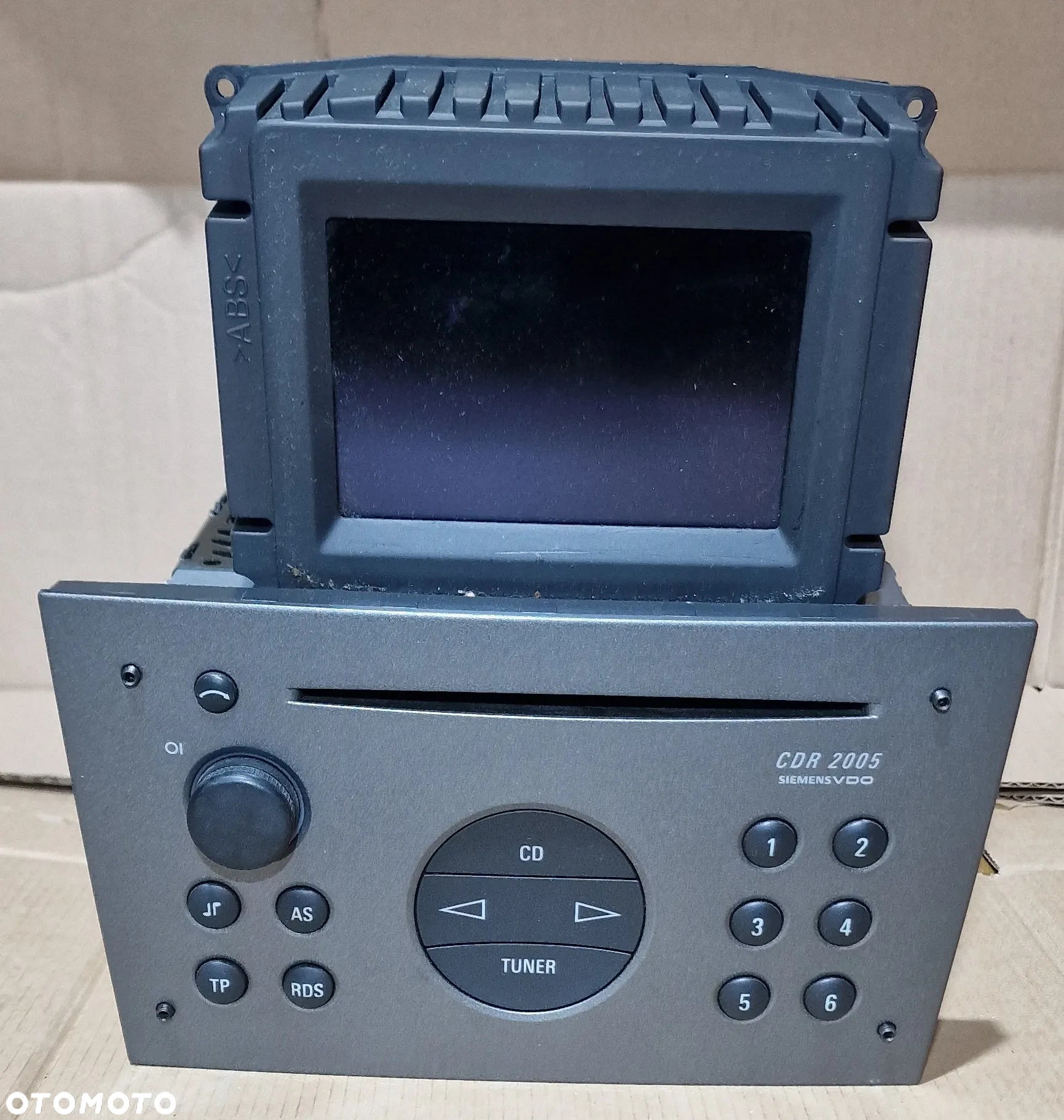RADIO + WYŚWIETLACZ CDR 2005 SIEMENS 13138245 13178796  OPEL VECTRA C - 9