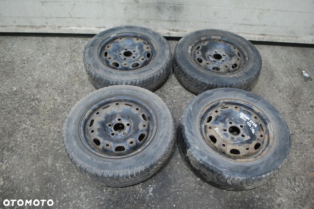 KOŁA FELGI STALOWE + OPONY ZIMOWE 6Q0601027R 5X100 ET35 5J 165/70R14 VW POLO IV SKODA AUDI SEAT - 1