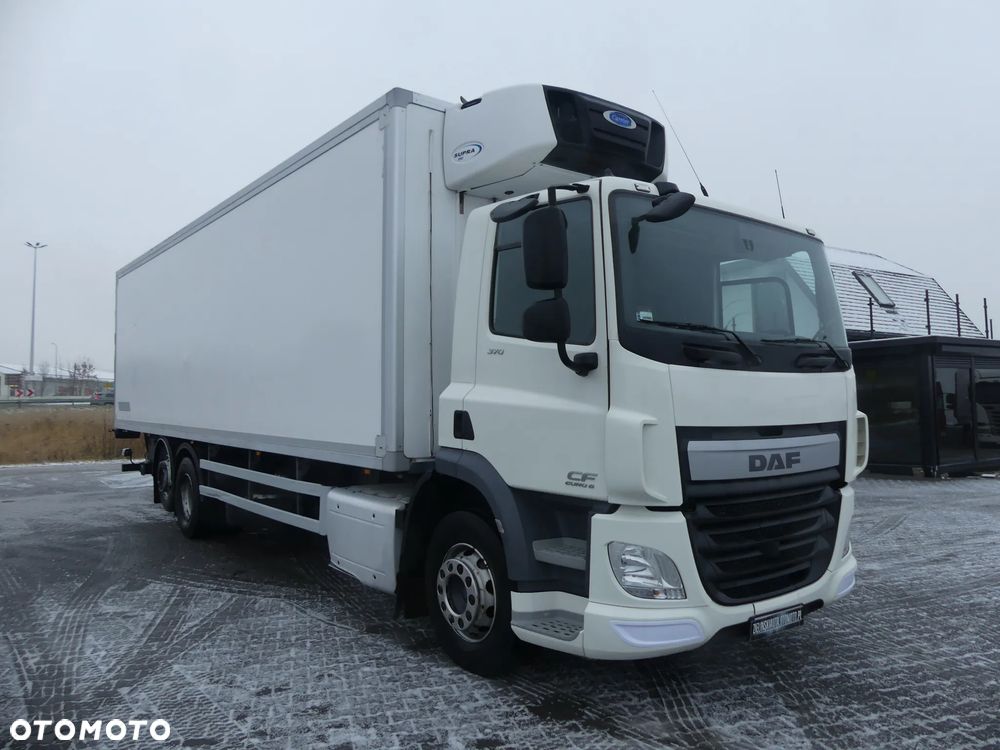 DAF CF 370 / 6x2 / CHŁODNIA 9.40 + WINDA / EURO 6 / CARRIER SUPRA 850 / - 19