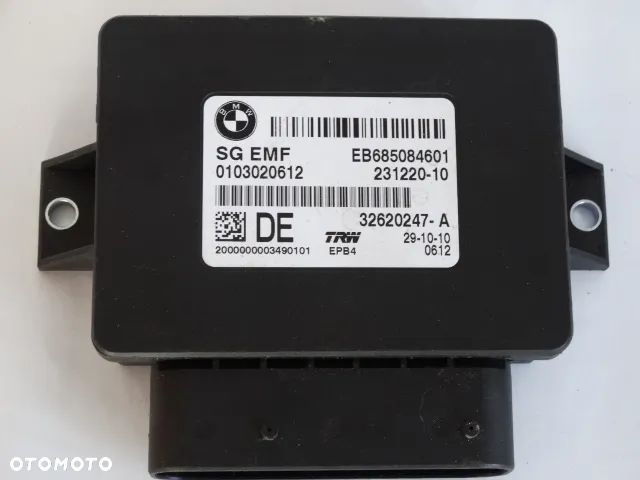 BMW F10 F11 Moduł Hamulca Ręcznego SG EMF EB685084601 6850846