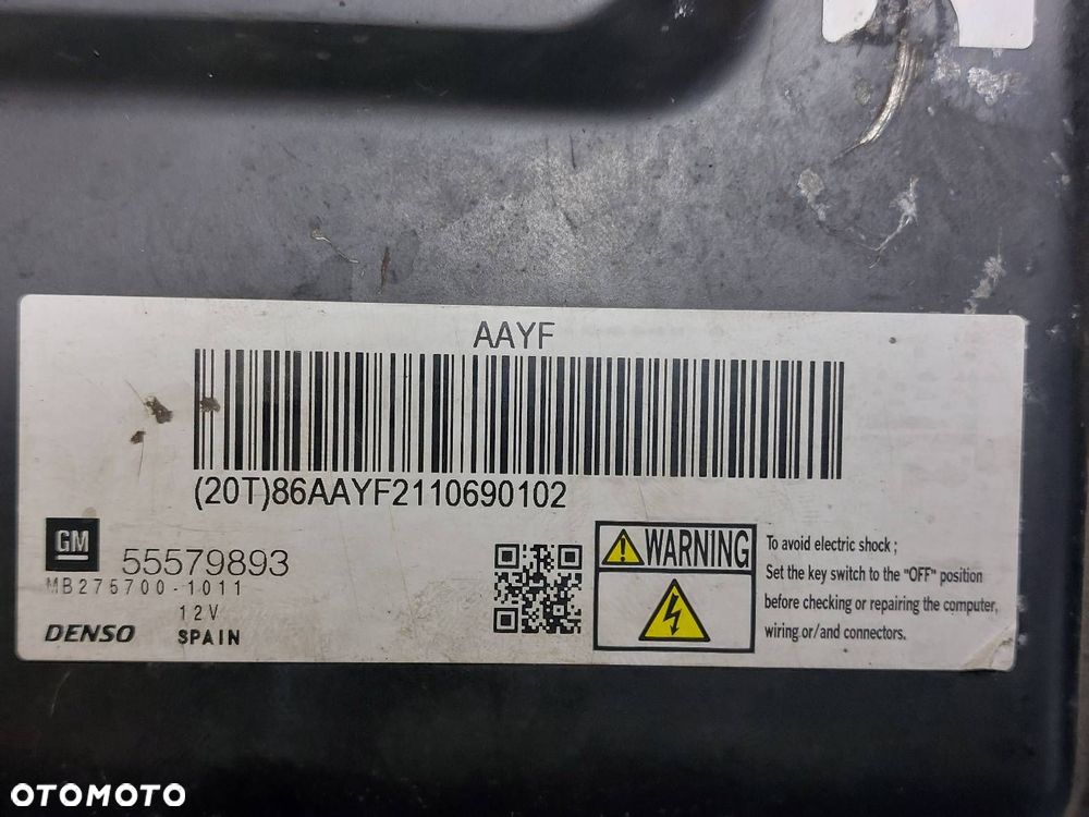 ZESTAW STARTOWY OPEL ASTRA J 55579893 13318784 13302301 13355672 - 2