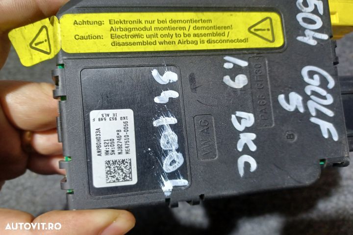 Modul / Calculator coloana de volan 1.9 BKC  1K0953549F Volkswagen VW - 3