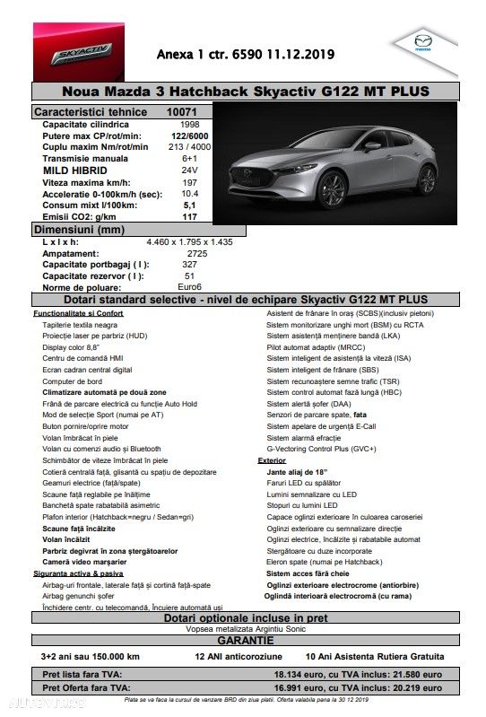 Mazda 3 G122 MHEV Plus - 15