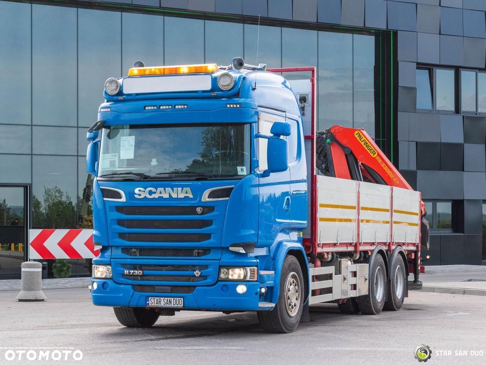 Scania R730 6X4 PALFINGER PK 33002 EH HDS Żuraw Crane - 12