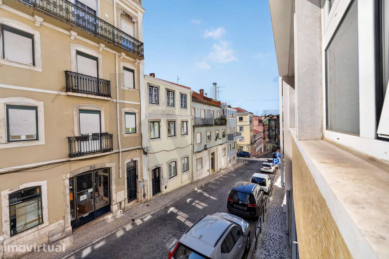 Apartamento T1 com 44 m² para arrendar em Santo António, Lisboa