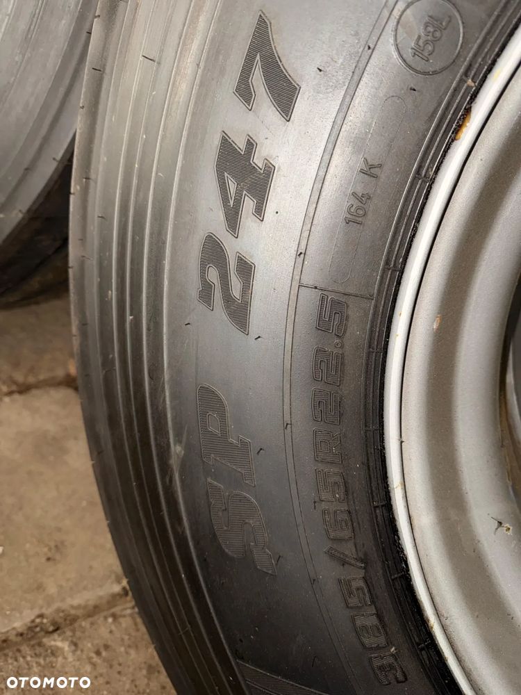 Felga (naczepa) ET 120 do DUNLOP SP 247, 385/65, R.22,5 !!! - 3