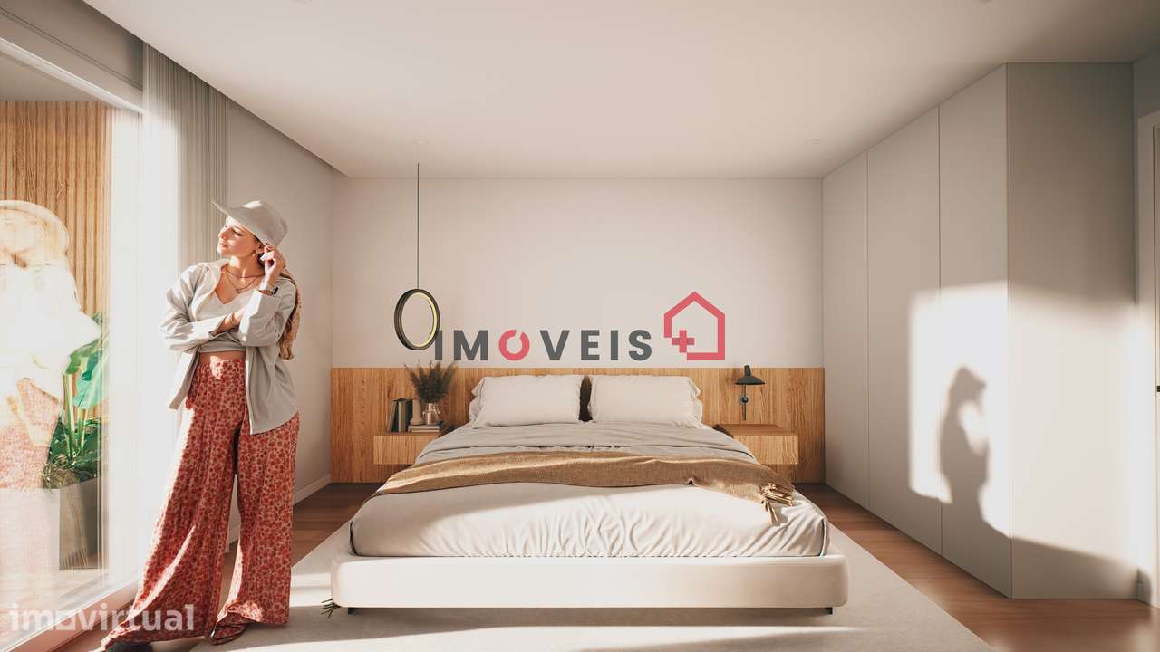 Apartamento T1 Novo com Varanda Generosa e Design Contemporâneo - Grande imagem: 3/10