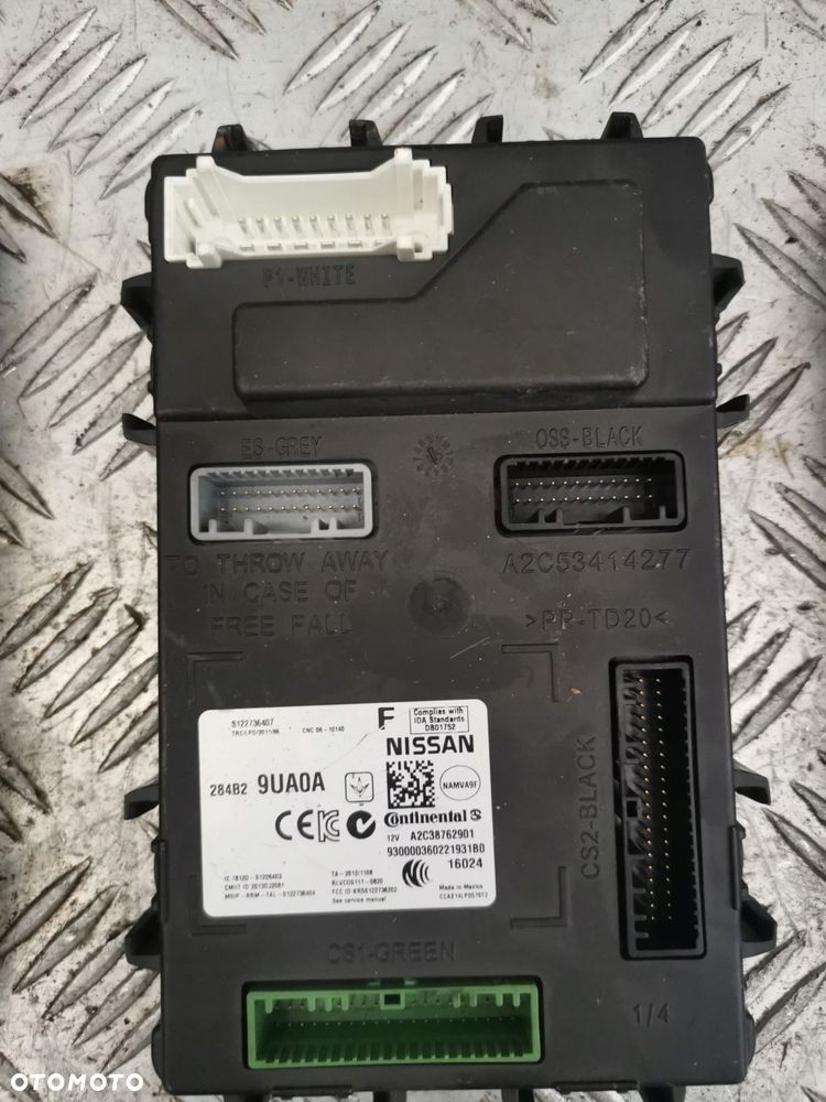 NISSAN MURANO Z52 2015 MODUL STEROWNIK BCM USA 284B2-9UA0A - 1