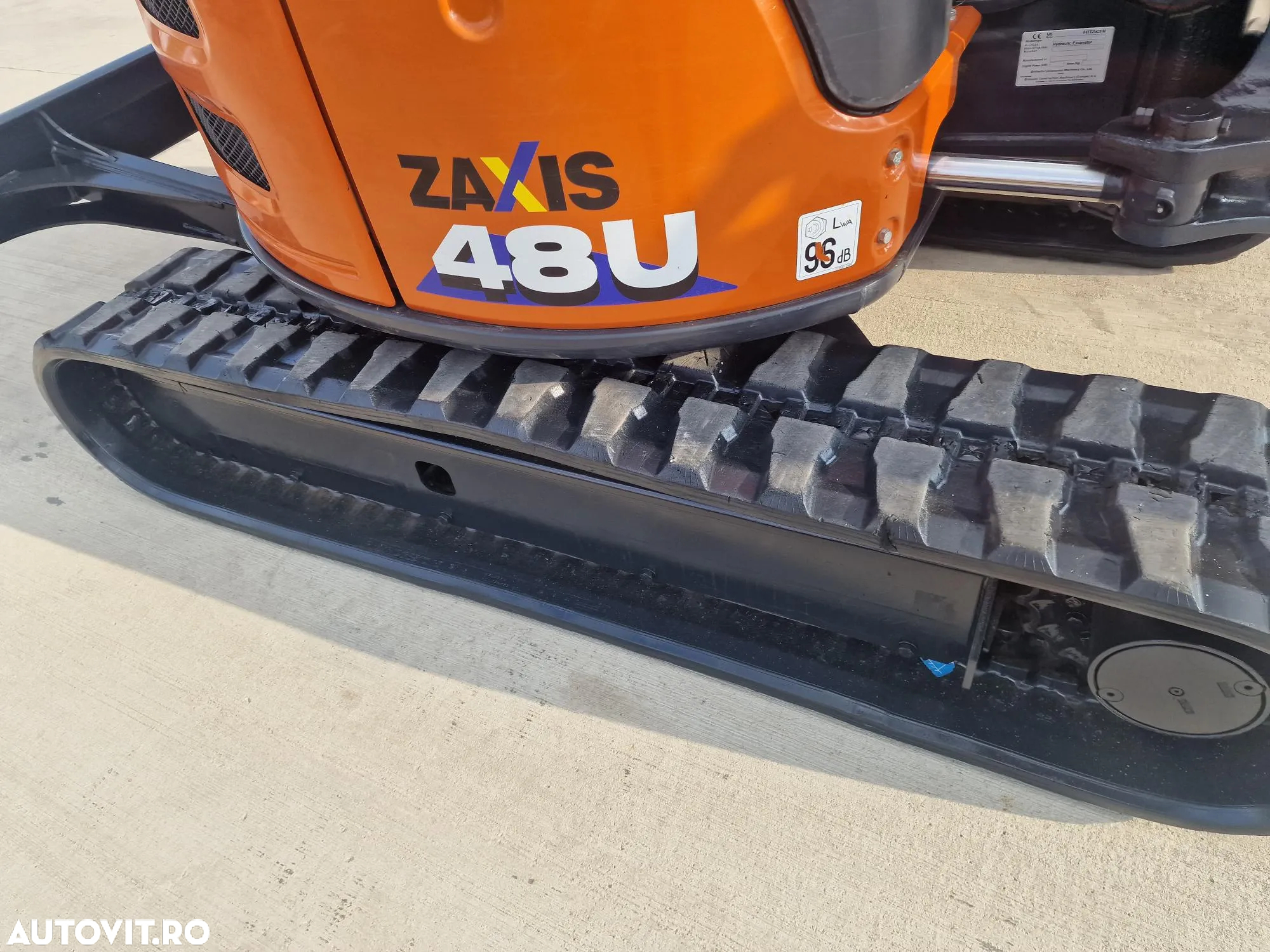 Hitachi ZX48, 5 TONE, 2023, 826h, CUPA NOUA,  44900 EUR+Tva, inst picon, senile 90% ok, computer de bord, produs in JAPONIA, CA SI NOU, posibilitate lkeasing 4 ani-PROMOTIE 44900 EUR+Tva - 19