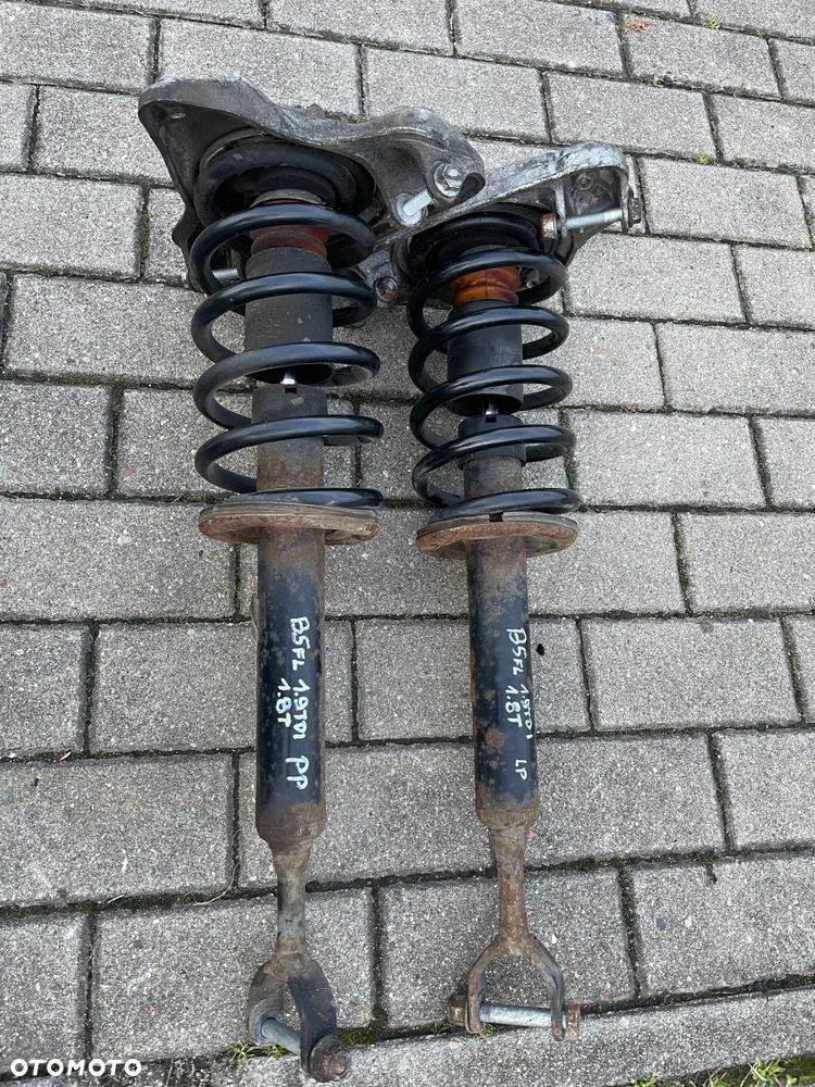 VW PASSAT B5 AUDI A4 AMORTYZATOR SPRĘŻYNA PRZÓD 1,8T 1,9TDI LIFT KOMPLET