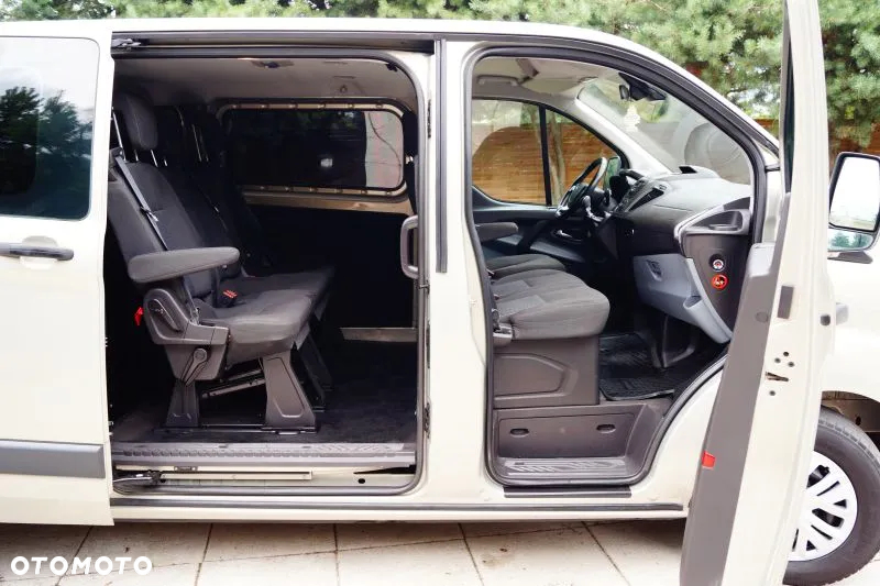 Ford Transit Custom Long Brygadówka 6 Osób 2 x Klima Bogata Opcja Salon Pl  155 Koni Faktura Vat - 32