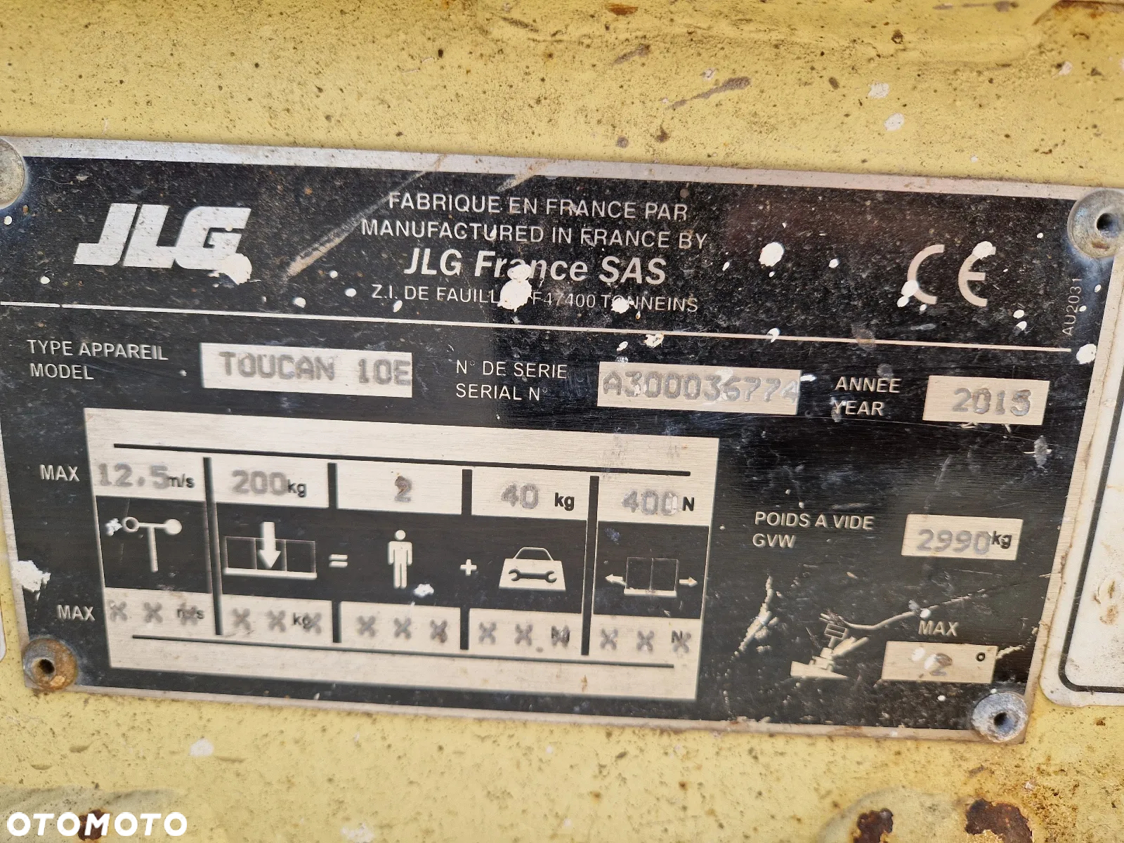 JLG Toucan 10E  R389 - 9